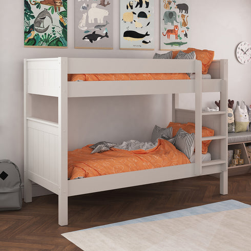 New Classic Bunk Bed Frame Only White
